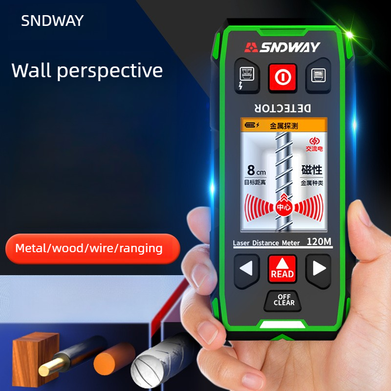 Water Leak Detector Wired - SNDWAY Pemindai Dinding Multifungsi, Detektor Akurasi