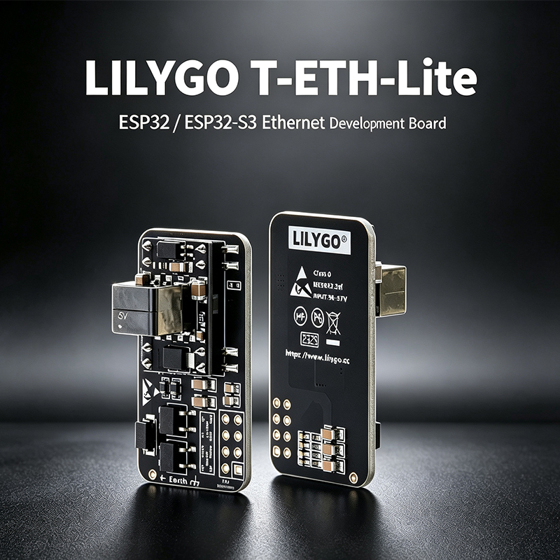 Ethernet Module W5500 - LILYGO T‑ETH‑Lite Dev Board, ESP32/ESP32‑S3, W5500/RTL8201