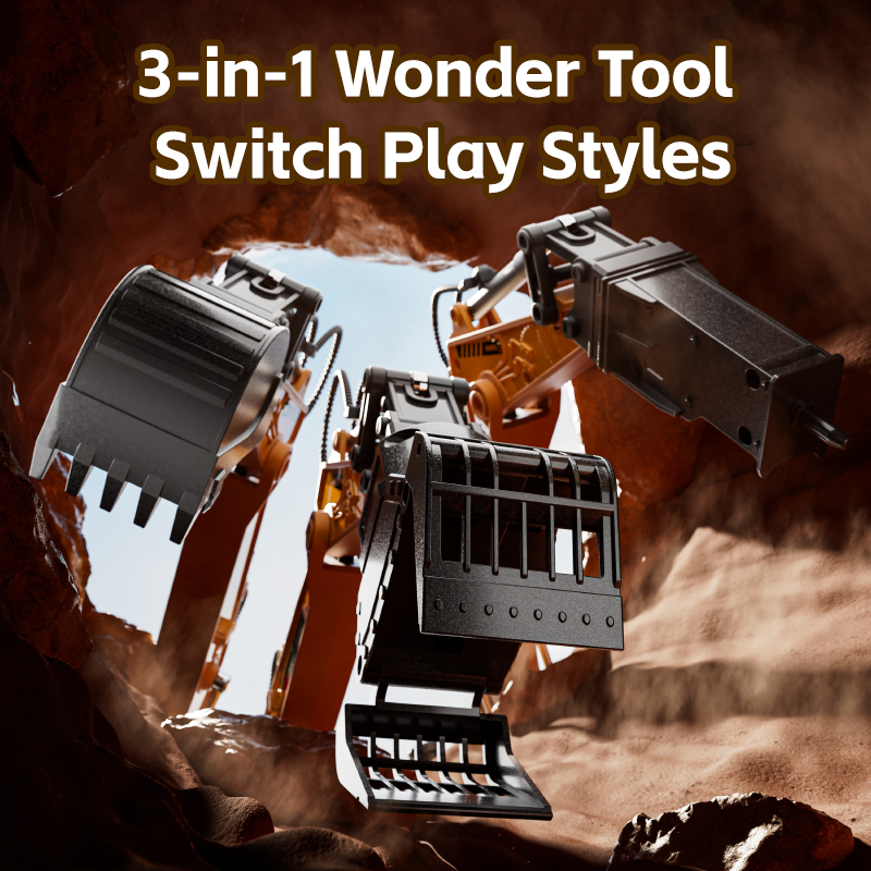 Excavator RC Alloy 14 Channel  - Home Automation Tutorial ulasan dan harga