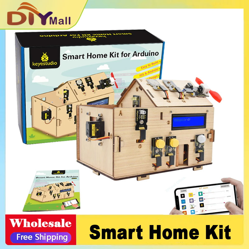 Kit Rumah Pintar IoT Keyestudi - Home Automation Diy Projects ulasan dan harga