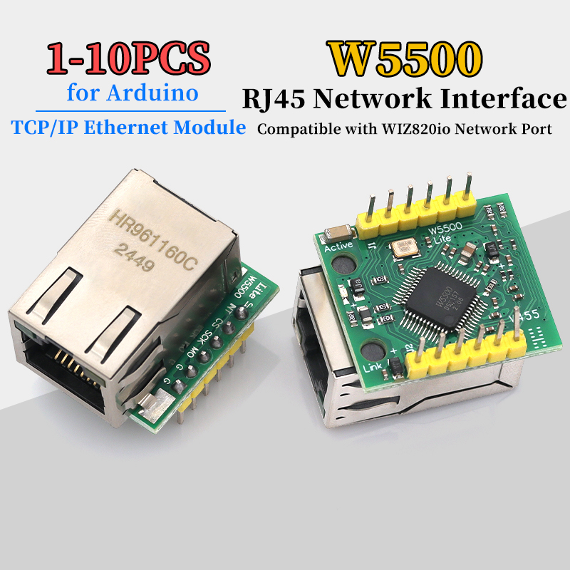 1/5/10 Buah Modul W5500 Modul  - Ethernet Module W5500 ulasan dan harga